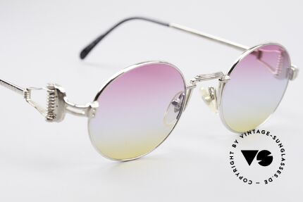 Jean Paul Gaultier 55-5106 Designer Vintage Brille 90er, Dreifach-Farbverlauf der Gläser wie ein Sonnenaufgang, Passend für Herren und Damen