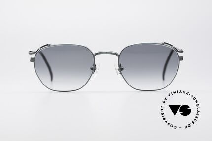 Jean Paul Gaultier 55-3173 Designer 90er Sonnenbrille, ultraleichtes JPG Gestell und sehr reich an Details, Passend für Herren und Damen