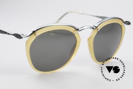 Jean Paul Gaultier 56-1273 Panto Style Sonnenbrille 90er, ungetragen (wie alle unsere vintage J.P.G. Brillen), Passend für Herren und Damen