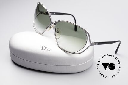 Christian Dior 2499 Damen 80er XL Sonnenbrille, Größe: large, Passend für Damen