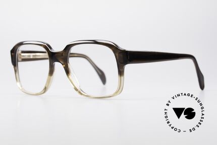 Metzler 4275 70er Original Nerdbrille, enorm stabiler, massiver Rahmen; Medium-Gr. 130mm, Passend für Herren