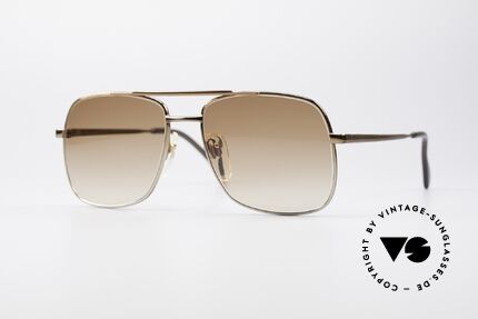 Metzler 7860 80er Herrensonnenbrille, exquisite 1980er vintage Sonnenbrille für Herren, Passend für Herren