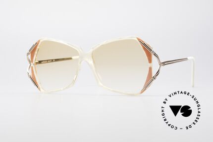 Zollitsch 184 Perlmutt Damen Sonnenbrille, zauberhafte vintage DamenSonnenbrille von Zollitsch, Passend für Damen