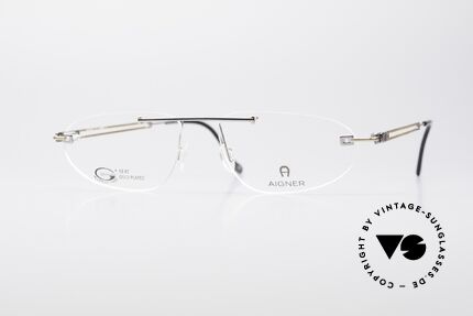 Aigner EA115 Vergoldete Randlose Brille, Aigner EA115 vintage Designer-Brillenfassung / Brille, Passend für Herren