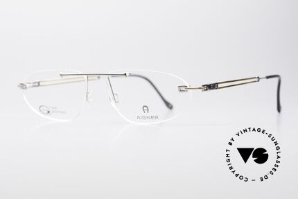 Aigner EA115 Vergoldete Randlose Brille, enorm hochwertiges Modell & sehr angenehm zu tragen, Passend für Herren