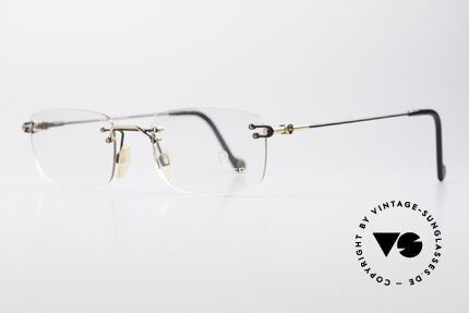 Aigner EA360 Randlose Vintage Brille, enorm hochwertiges Modell & sehr angenehm zu tragen, Passend für Herren