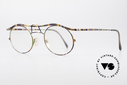 Cazal 1110 - Point 2 90er Industrial Designer Brille, fühlbare Spitzen-Verarbeitungsqualität (aus Germany), Passend für Herren