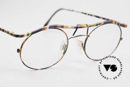 Cazal 1110 - Point 2 90er Industrial Designer Brille, KEINE Retromode; sondern ein altes Original von 1999, Passend für Herren