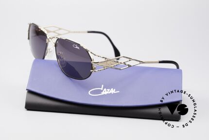 Cazal 981 Damen Designer Vintage Brille, mit original Cazal Sonnengläsern (100% UV Schutz), Passend für Damen