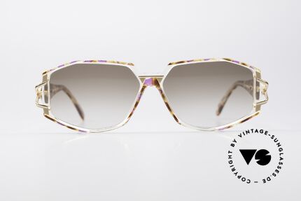 Cazal 368 Designerbrille Hip Hop Style, tolle Gestaltung der Bügelgelenke & Rahmenmuster, Passend für Damen