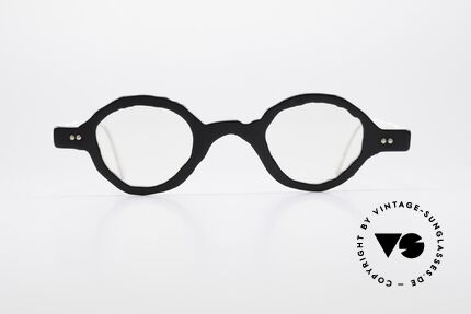 Theo Belgium Eye-Witness BD30 Avantgarde Vintage Brille, 1989 gegründet als GEGENPOL zum üblich 'Mainstream', Passend für Herren und Damen