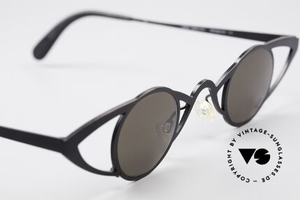 Theo Belgium Saturnus Runde Designer Sonnenbrille, ungetragenes Theo-Einzelstück für die, die sich trauen!, Passend für Damen