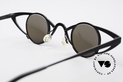 Theo Belgium Saturnus Runde Designer Sonnenbrille, Größe: large, Passend für Damen