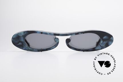 Theo Belgium Rage Avantgarde Sonnenbrille 90er, 1989 gegründet als GEGENPOL zum üblich 'Mainstream', Passend für Damen