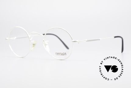 Matsuda 2872 90er Designer Brille Rund, verkörpert Lifestyle & Qualitätsanspruch gleichermaßen, Passend für Herren und Damen