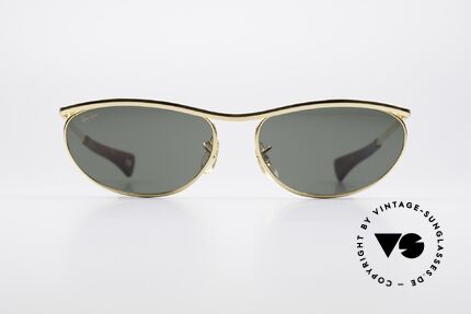 Ray Ban Olympian IV Deluxe B&L Vintage USA Sonnenbrille, extrem solider Rahmen mit G15 Qualitätsgläsern, Passend für Herren