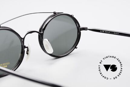 Oliver Peoples 68MBK Vintage Brille Sonnen Clip, KEINE Retromode, sondern ein 25 Jahre altes Original, Passend für Herren und Damen