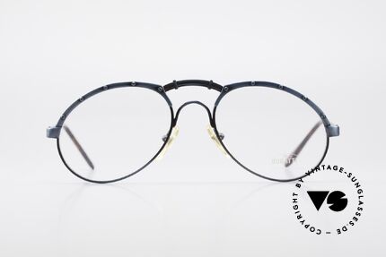 Bugatti 12028 Seltene 80er Vintage Brille, typische 80er Jahre Bugatti Herren-"Tropfenform", Passend für Herren