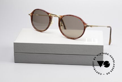 Dunhill 6154 Ovale Luxus Sonnenbrille 90er, Größe: extra large, Passend für Herren