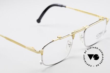 Chai No4 Square Vintage Industrial Brille 90er, wie auch immer: eine extrem hochwertige Fassung, Passend für Herren und Damen