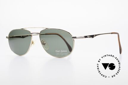 Jaguar 3709 Rare Vintage Sonnenbrille 90er, elegantes Design: klassisch, zeitlose Gold-Lackierung, Passend für Herren