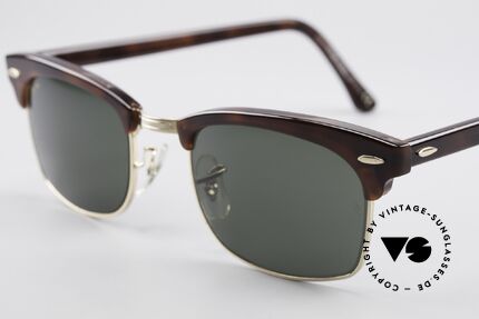 Ray Ban Clubmaster Square 80er Bausch & Lomb Original, KEINE Retrosonnenbrille, eine 30 Jahre alte Rarität, Passend für Herren