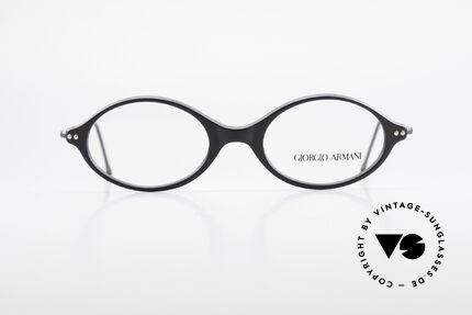 Giorgio Armani 378 90er Unisex Brille Oval Small, schlichte & puristische GA Fassung "Unisex-Brille", Passend für Herren und Damen