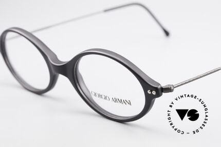 Giorgio Armani 378 90er Unisex Brille Oval Small, zeitloser Stil; Top-Qualität und nur 9 Gramm leicht, Passend für Herren und Damen