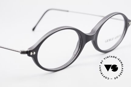 Giorgio Armani 378 90er Unisex Brille Oval Small, ein ungetragenes G. Armani Original aus den 90ern, Passend für Herren und Damen