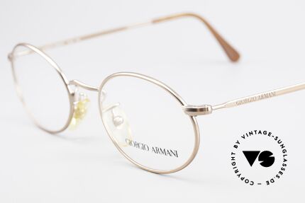 Giorgio Armani 131 Vintage Fassung Ovale Brille, ungetragen (wie alle unsere GA Designer-Gestelle), Passend für Herren und Damen