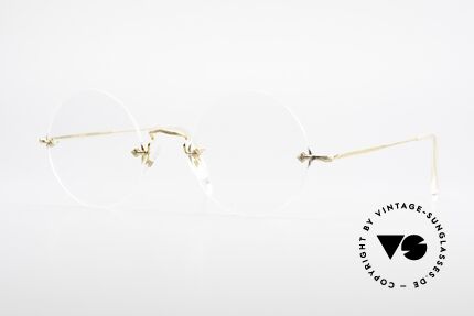 Algha Diaflex Randlose 14k Gold Filled Brille, DIAFLEX: absolute Klassiker von Algha, UK Optical, Passend für Herren