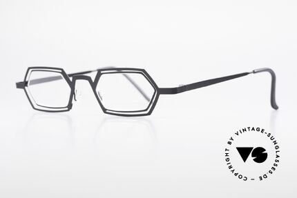 Theo Belgium Reflexs 90er Vintage Brille No Retro, damals gemacht für die 'Avantgarde' und Individualisten, Passend für Herren