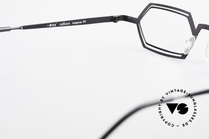 Theo Belgium Reflexs 90er Vintage Brille No Retro, sozusagen: vintage Brillenfassung mit Symbol-Charakter, Passend für Herren