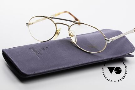 Bugatti 16958 Vergoldete Vintage Brille 80er, Größe: medium, Passend für Herren