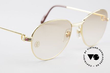 Cartier S Rubis 0,34 ct Echte Rubinen Sonnenbrille, ungetragen + OVP (sehr selten in diesem Zustand), Passend für Damen