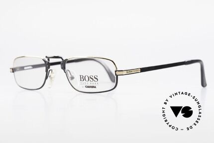 BOSS 5100 Klassische Herren Lesebrille, sehr elegante Farbkombination in schwarz und gold, Passend für Herren