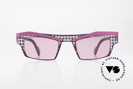 Theo Belgium Eye-Witness TA Avantgarde Sonnenbrille Pink, 1989 gegründet als GEGENPOL zum üblich 'Mainstream', Passend für Damen