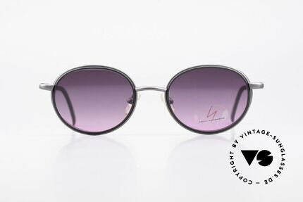 Yohji Yamamoto 51-6201 Seitenblenden Sonnenbrille, beste Verarbeitungsqualität & Materialien (Titanium), Passend für Damen