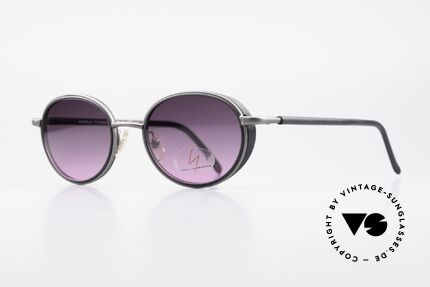 Yohji Yamamoto 51-6201 Seitenblenden Sonnenbrille, MUST HAVE für alle Liebhaber von Qualität & Design, Passend für Damen