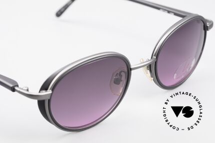 Yohji Yamamoto 51-6201 Seitenblenden Sonnenbrille, ungetragen (wie alle unsere vintage Designer-Brillen), Passend für Damen