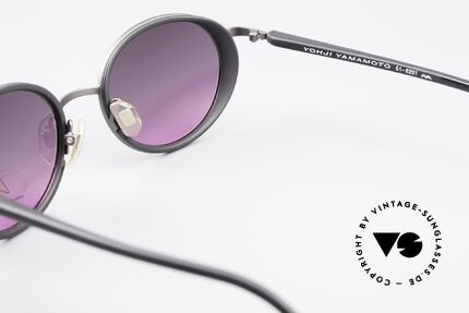 Yohji Yamamoto 51-6201 Seitenblenden Sonnenbrille, Größe: medium, Passend für Damen