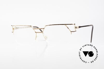 Cazal 248/3 Original 90er No Retro Brille, markante Cazal Designerbrille der frühen 90er Jahre, Passend für Herren