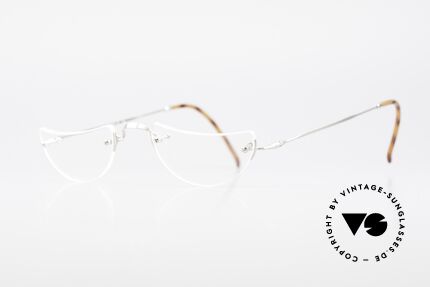 Lunor Classic Reading Randlose Vintage Lesebrille, Brillendesign in Anlehnung an frühere Jahrhunderte, Passend für Herren und Damen