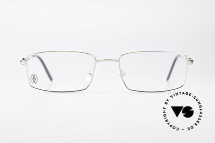 Cartier River - S Luxus Platin Brille Herren, Herren-Modell aus der Cartier 'DÉCOR C' Collection, Passend für Herren