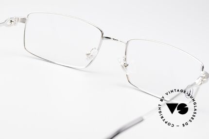 Cartier River - S Luxus Platin Brille Herren, KEINE RETRO Cartier Brille; ein Original von 2006!, Passend für Herren