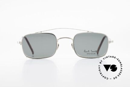 Paul Smith PS101 Eckige Vintage Brille Clip On, aus einer Zeit bevor PS Brillen Lizenzprodukte wurden, Passend für Herren und Damen