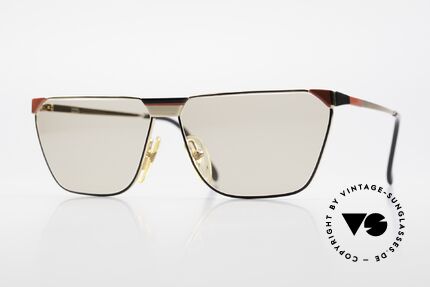 Casanova MC2 24KT Goldplattierte Fassung, italienische 1980er Vintage-Sonnenbrille von Casanova, Passend für Herren