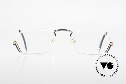 Cazal 232 Designer Vintage Lesebrille, aufregendes Halbrahmen-Design von ca. 1989/90, Passend für Herren und Damen