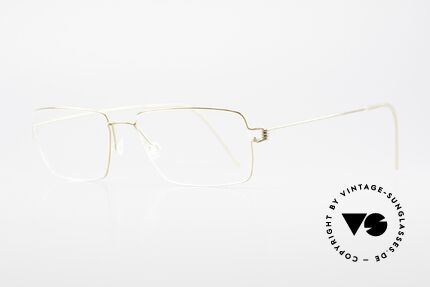 Lindberg Nikolaj Air Titan Rim Eckige Titanium Brille Herren, so zeitlos, stilvoll und innovativ = Prädikat "VINTAGE", Passend für Herren