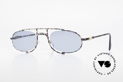 Cazal 753 Designer Sonnenbrille Oval, ovale VINTAGE Sonnenbrille von CAZAL von 1992, Passend für Herren